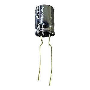 ELETROLITICO 4,7UF/250V 85GRAUS ( 7 X 12 M/M )