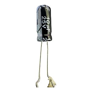 ELETROLITICO 10UF/25V 105GRAUS ( 4 X 11 M/M )
