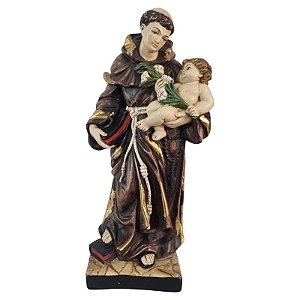 Imagem Santo Antônio 42cm Gesso Barroco