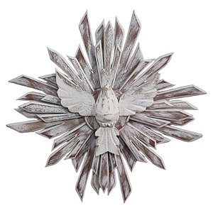 Divino Espírito Santo Raio duplo 3 pontas 744g 42cm provençal