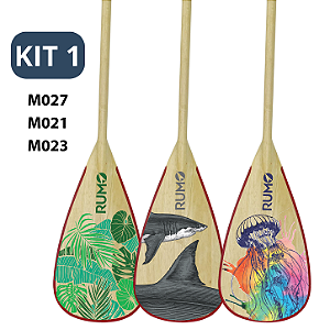 KIT 1 - ELITE MADEIRA - PÁ 24 - 3 REMOS