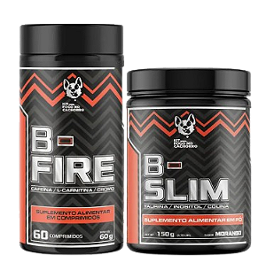 KIT EMAGRECEDOR FOGO NO CACHORRO (B-FIRE + B-SLIM) - 13 NUTRITION