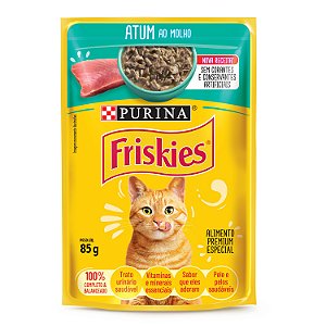 Ração Úmida Gatos Adultos FRISKIES Atum 85g