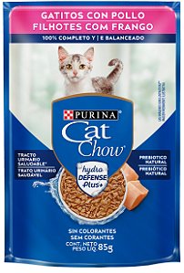 Ração Úmida CAT CHOW Gatos Filhotes Frango ao molho 85g