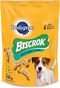 Biscoito Pedigree Biscrok Mini para Cães Adultos de Raças Pequenas 150g