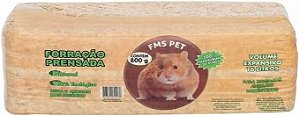 Serragem forração Prensada Para Hamster Roedores Aves e Composteiras 800g
