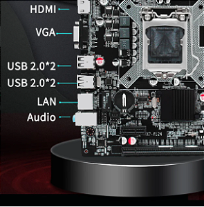 Placa Motherboard H61 LGA1155 - Processadores i3/i5/i7