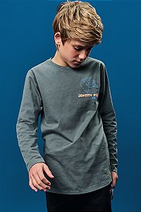 Camiseta em Meia Malha Johnny Fox