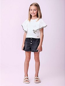Short Jeans Clochard Preto