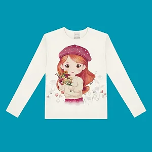 Blusa Menina Malha Modelli Alakazoo