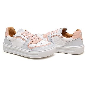 Tênis Infantil Feminino Branco Softness Gambo