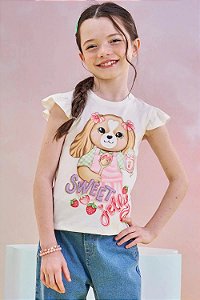 Blusa em Meia Malha 83015 Infanti Infantil Menina