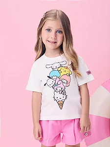 Blusa Off da Hello Kitty and Friends momi