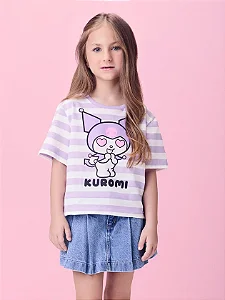 Blusa Listrada da Kuromi momi