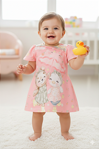 Vestido em Malha Fresh Infanti Bebê Menina