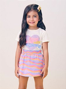 Conjunto Arco-Íris com Strass momi