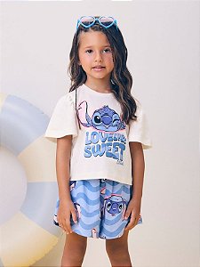 Conjunto do Stitch com Strass momi