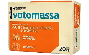 Argamassa ACII Interno e Externo Cinza 20kg Votoran