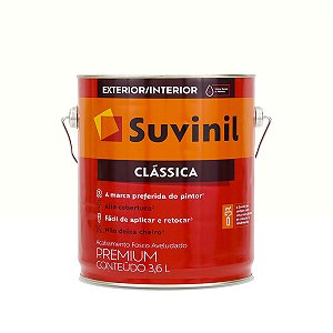 Tinta Suvinil Premium Classica Fosco 3,6L
