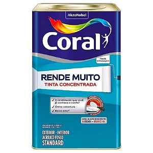 Tinta Coral Acrílica Fosca Rende Muito Branco 18L
