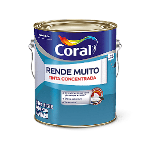 Tinta Coral Acrílica Fosca Rende Muito Branco 3,6L