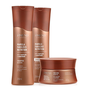 KIT AMEND EXPERTISE MARULA FABULOUS NUTRITION SH, COND 250ML E MASC 300G
