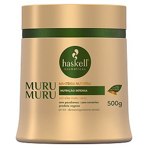 MÁSCARA HASKELL MANTEIGA NUTRITIVA MURUMURU 500G