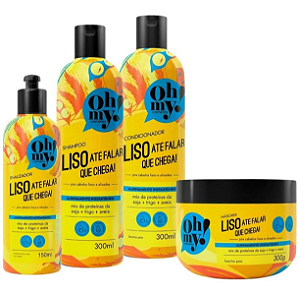 KIT OH MY! LISO ATÉ FALAR QUE CHEGA! 4 ITENS