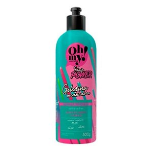 GELATINA MODELADORA OH MY! HAIR POWER 500ML – FIXAÇÃO DEFINIDA E BRILHO INTENSO