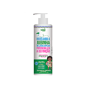 MODELANDO A JUBINHA KIDS GELATINA CAPILAR 300G WIDI CARE | DEFINIÇÃO, BRILHO E CONTROLE DE FRIZZ