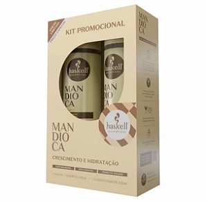 KIT PROMOPACK HASKELL MANDIOCA SHAMPOO E CONDICIONADOR 300ML