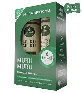 KIT PROMOPACK HASKELL MURUMURU SHAMPOO E CONDICIONADOR 300ML
