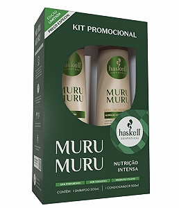 KIT PROMOPACK HASKELL MURUMURU SHAMPOO E CONDICIONADOR 500ML