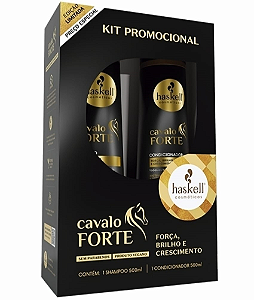 KIT PROMOPACK HASKELL CAVALO FORTE SHAMPOO E CONDICIONADOR 500ML