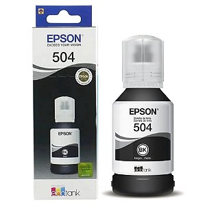 Refil de Tinta Epson T504120AL Preto Original 127ml