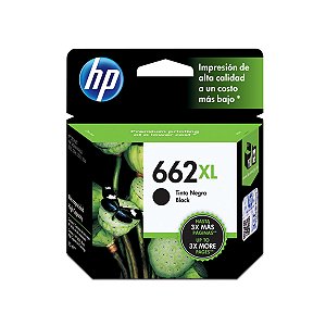 Cartucho de Tinta HP 662XL CZ105AB CZ105AL Preto Original 6,5ml