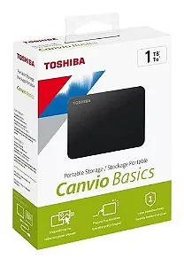 HD Externo 1 TB 2.5" USB3.0 - Toshiba - Canvio Basic