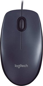 Mouse Optico USB M90 Preto - Logitech