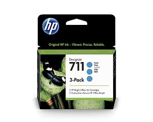 Cartucho de Tinta HP 711 Ciano 3x29ML - HP