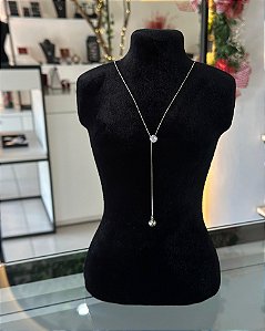 Colar Gravatinha Ponto de Luz