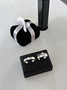 Kit Aliança Risco 4mm