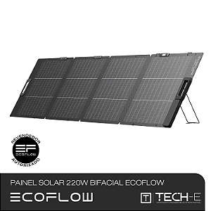 Painel Solar Portátil EcoFlow Lightweight Bifacial 220W