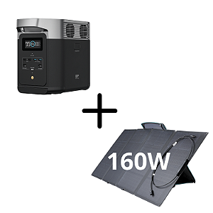 Kit Delta 2 + Placa solar 160W - EcoFlow