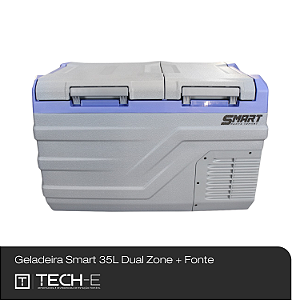 Geladeira Smart 35L Quadrivolt Dual Zone 2 portas