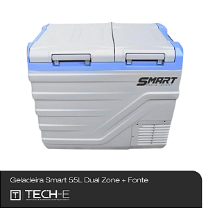 Geladeira Smart 55L Quadrivolt Dual Zone 2 portas