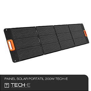 Painel Solar Portátil 100W e 200W - Tech-E