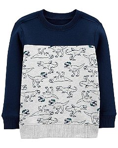 Blusa Carters Moletom Infantil Dinossauro