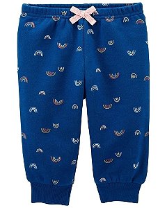 Calça Carters Bebe Moletom Arco Iris
