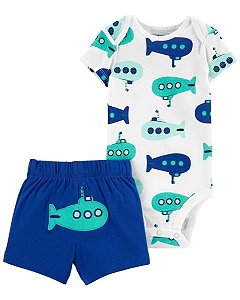 Conjunto Carters 2 pecas Curto Submarino