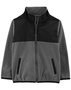 Blusa Carters Fleece Preto e Cinza